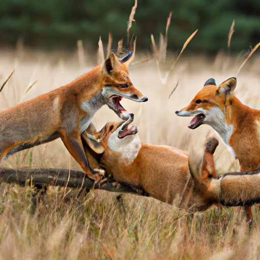 do foxes travel in packs