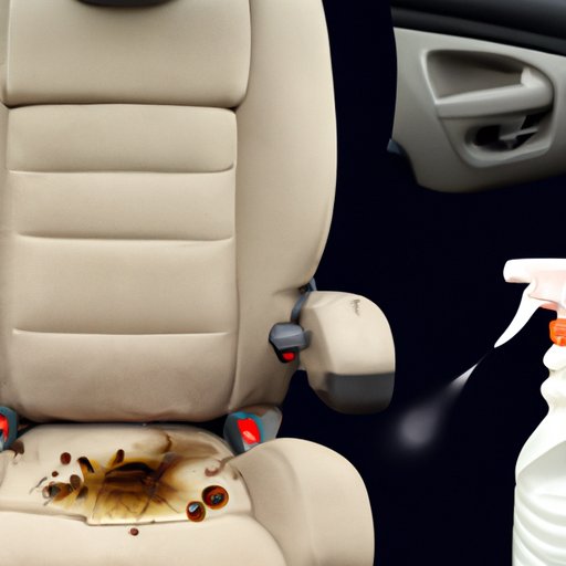 how to clean car seats stains home remedy