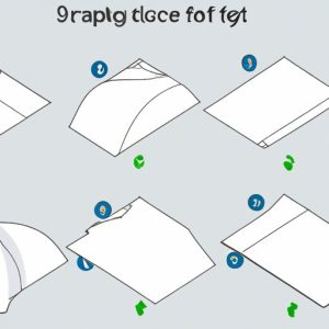 How To Fold A Fitted Sheet Diagram Step By Step Guide And Visual   How To Fold A Fitted Sheet Diagram 300x300 