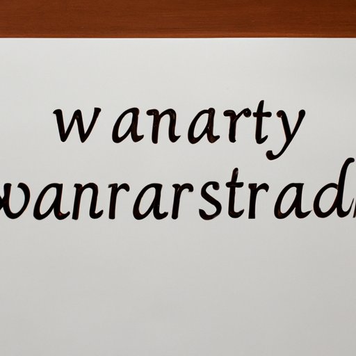 how to write a warrant in an argumentative essay