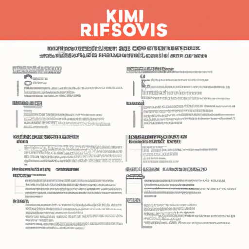 The KIS Formula for Resume Writing Crafting an Effective Resume That